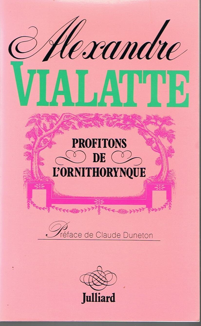Profitons de l'ornithorynque book