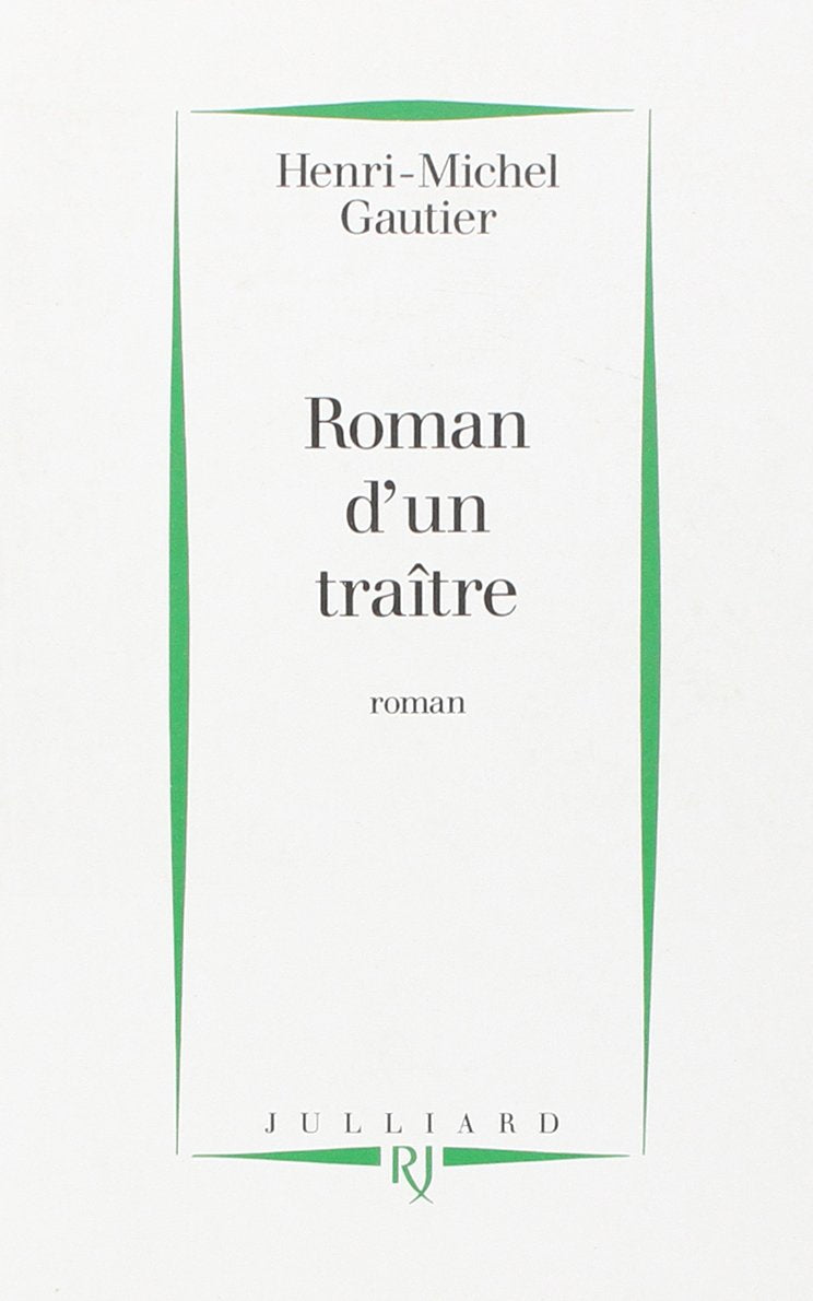 Roman d'un traître book