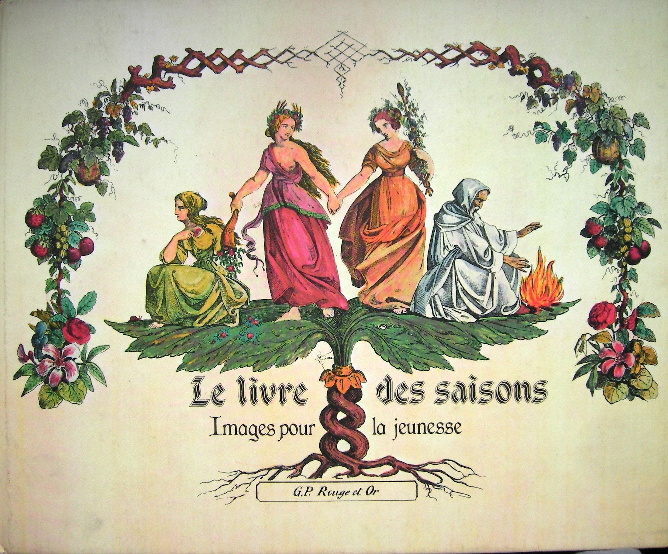 Le livre des saisons : livre d'images éducatif pour la jeunesse : 18 planches et leur texte explicat book