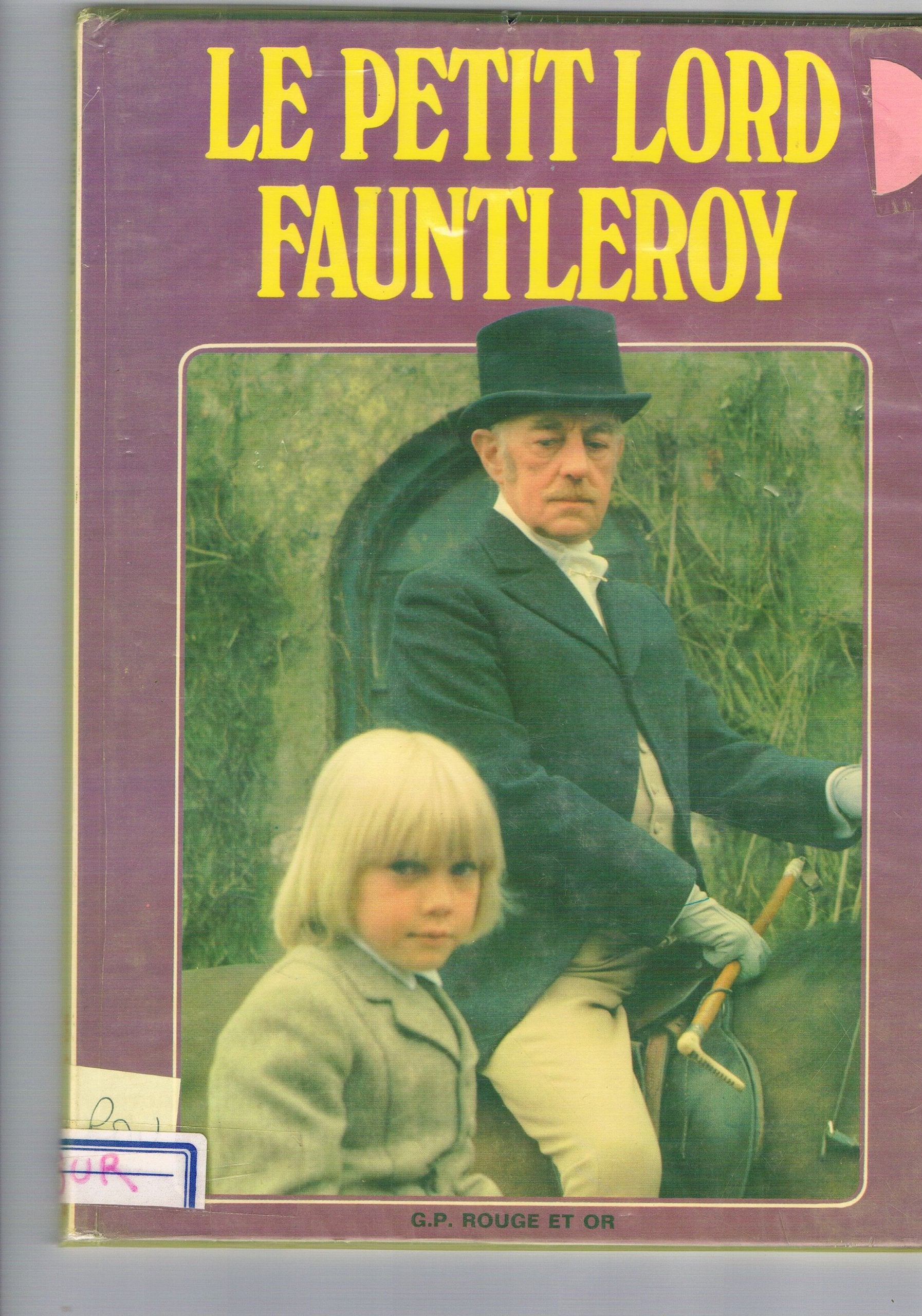 Le petit lord fauntleroy book