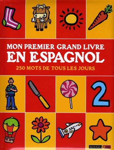 Mon premier grand livre en espagnol: 250 mots de tous les jours Books