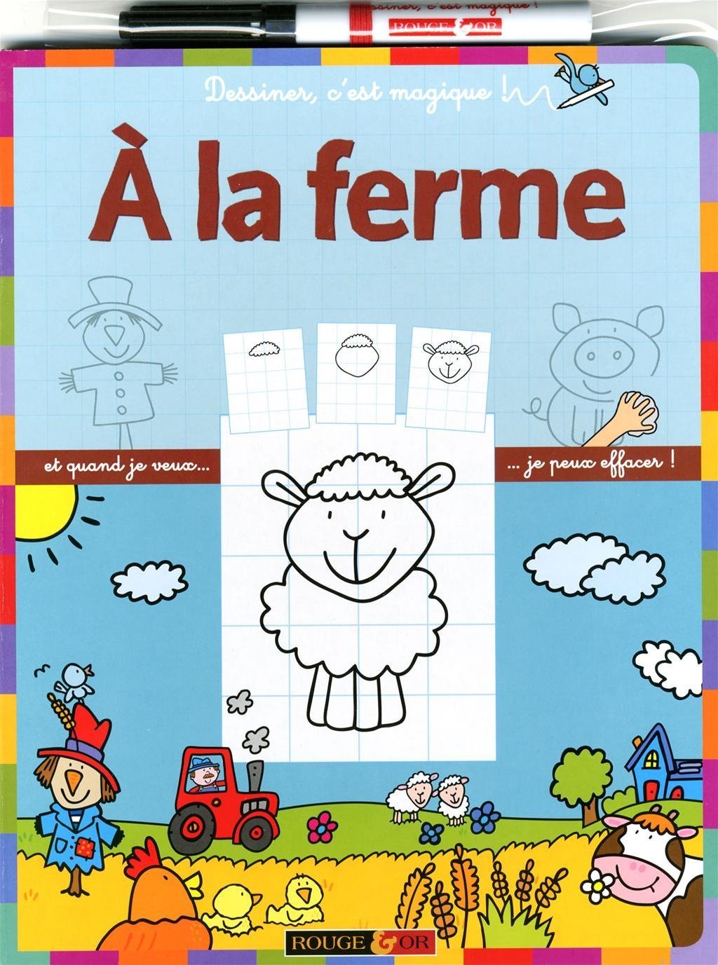 A la ferme: Dessiner, c'est magique ! Dès 4 ans book