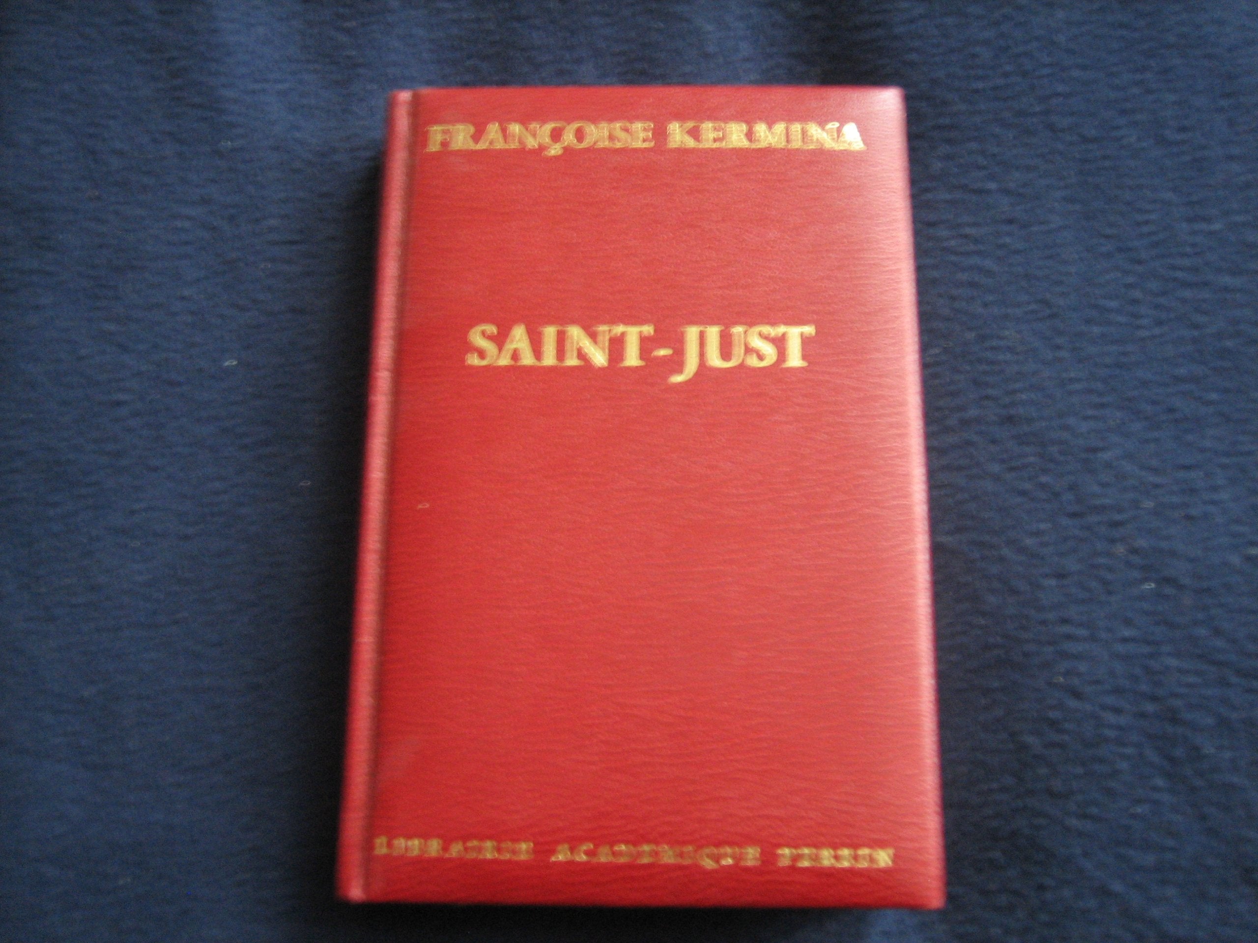 Saint-Just, la révolution aux mains d'un jeune homme book