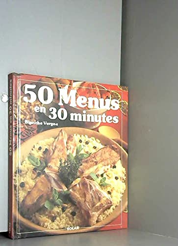 50 menus en 30 minutes book