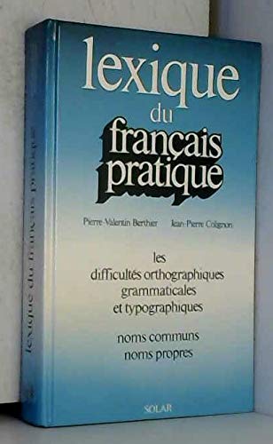 Diction français pratique car berthier col book