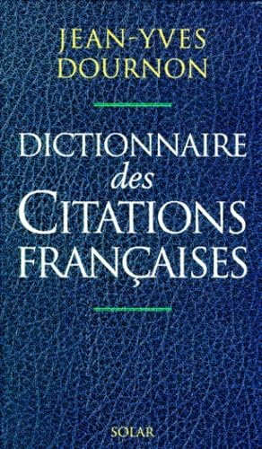 Dictionnaire Des Citations Francaises Books