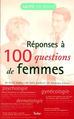 Réponses à 100 questions de femmes book