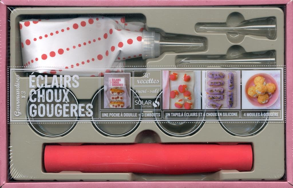 Eclairs, choux, gougères: Gourmandises x 3 Books