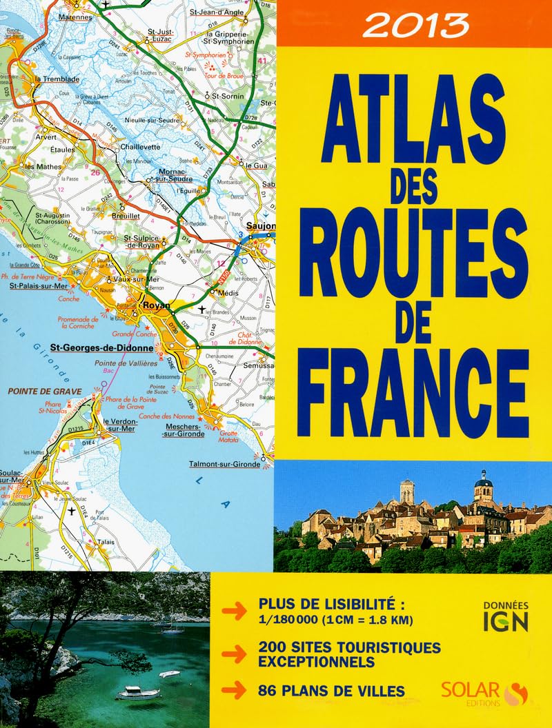 ATLAS DES ROUTES DE FRANCE 2013 book