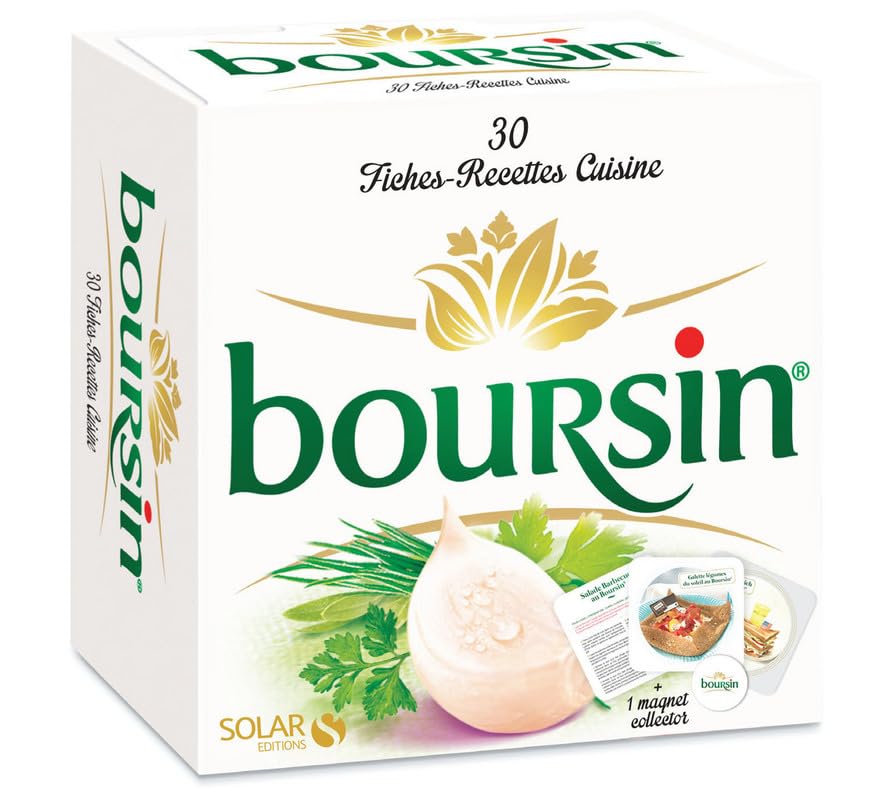 Boursin: 30 fiches-recettes cuisine Books