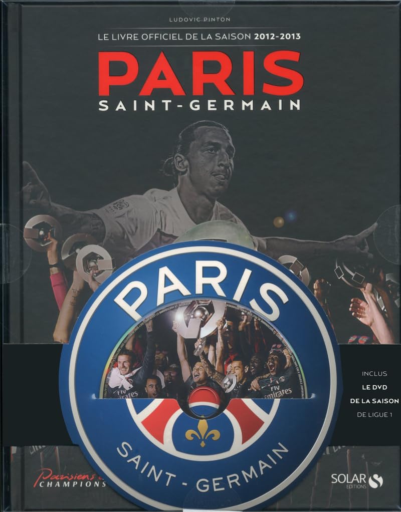coffret PSG le livre de la saison 2012 2013 + dvd book