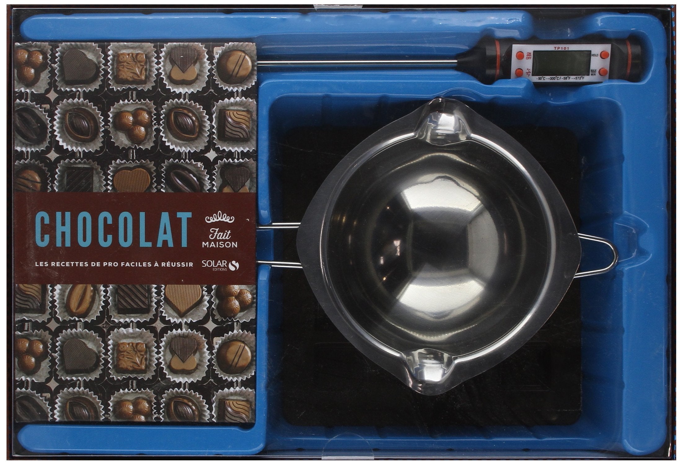 Chocolat fait maison: Le kit pro avec 1 bain-marie en inox, 1 thermomètre digital, 1 moule en silicone Books
