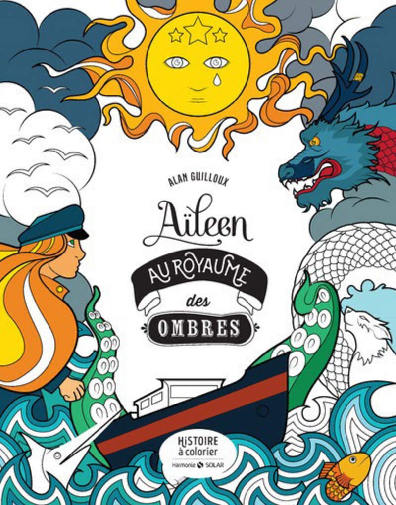 Aileen du royaume des ombres - Histoire à colorier book