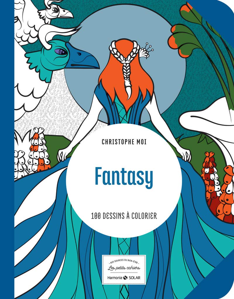 fantasy_les petits cahiers aux sources du bien-être: 100 dessins à colorier Hobbies & Crafts