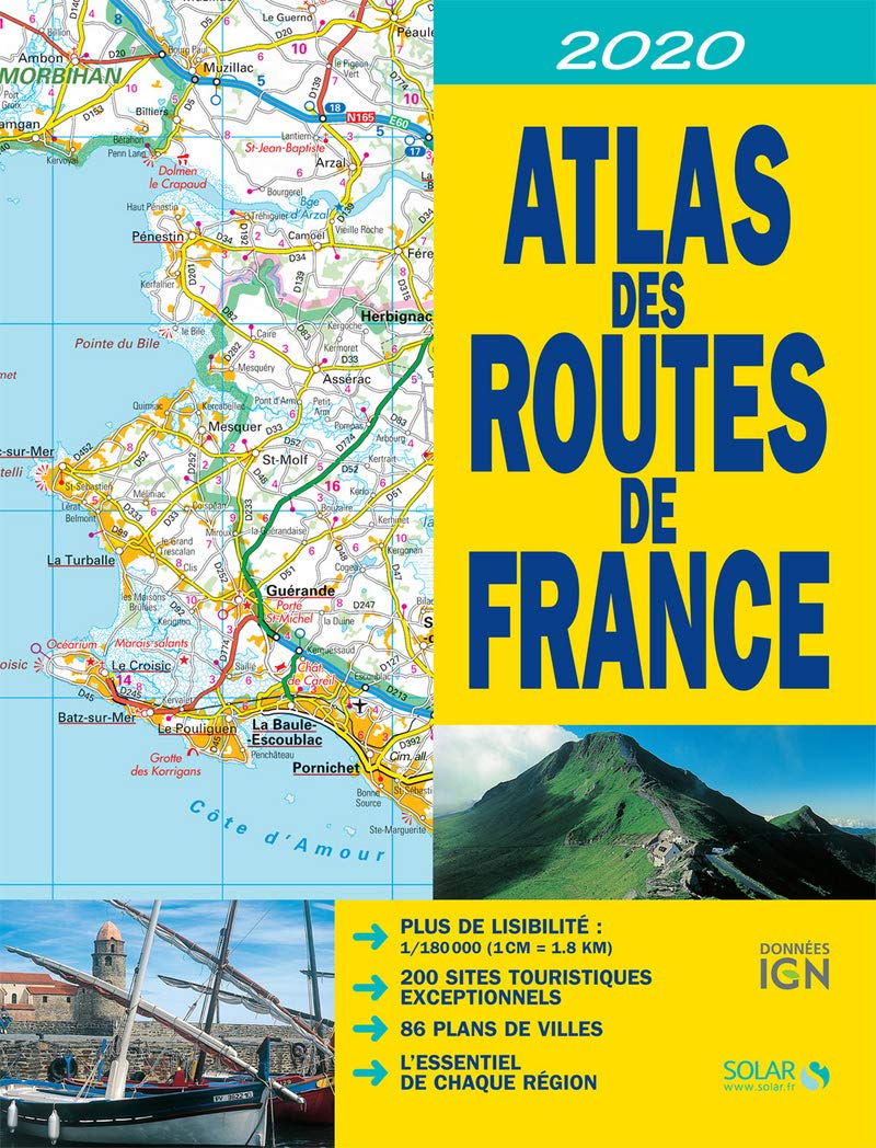 ATLAS DES ROUTES DE FRANCE 2020 book