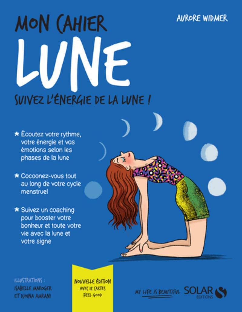 Mon cahier Lune: Avec 12 cartes feel good Partnership & Love