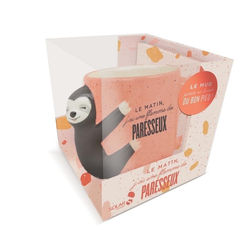 Coffret mug Le matin j'ai une flemme de paresseux book