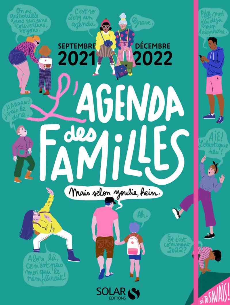 Agenda des familles 2022 par youlie: Septembre 2021 - Décembre 2022 Leisure, Home & Garden