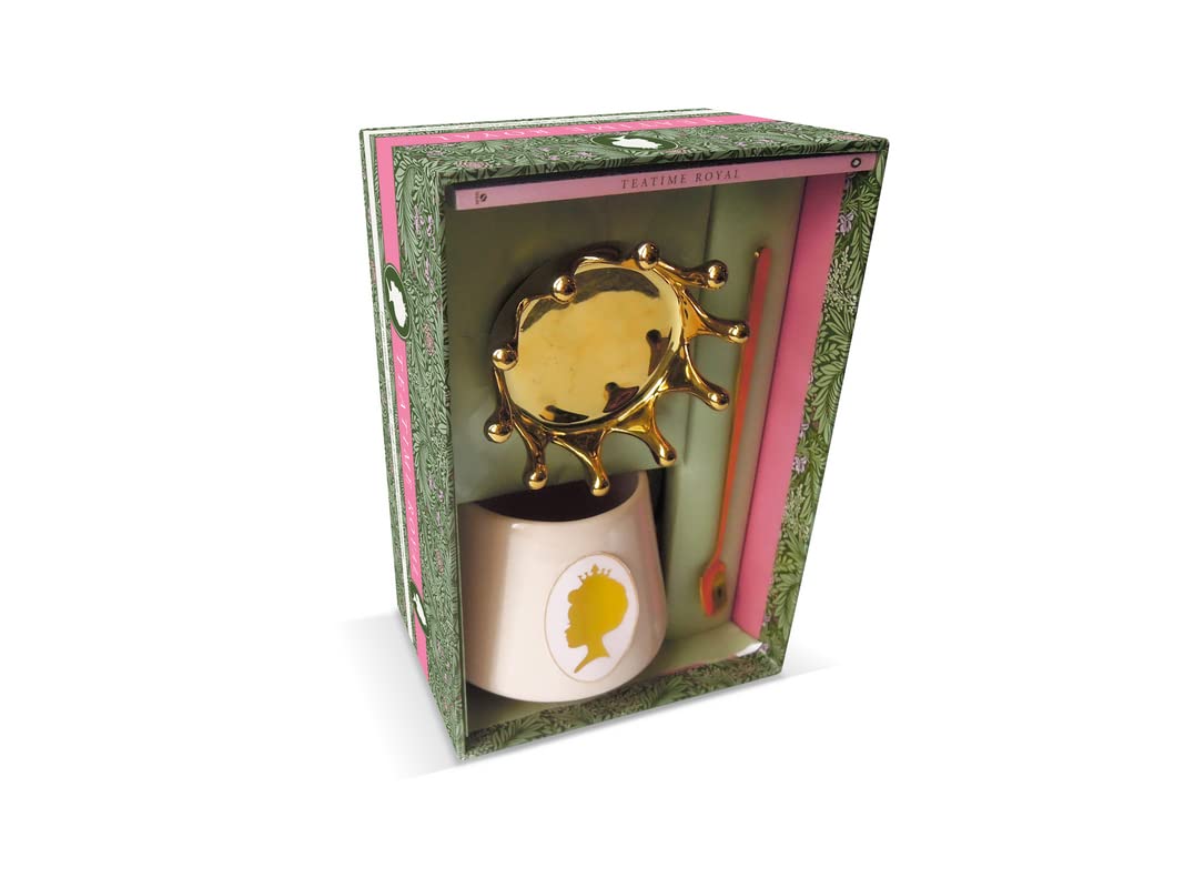 Coffret Tea time royal: Avec 1 mug + 1 couvercle Leisure, Home & Garden