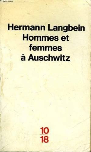 Hommes et femmes à Auschwitz book