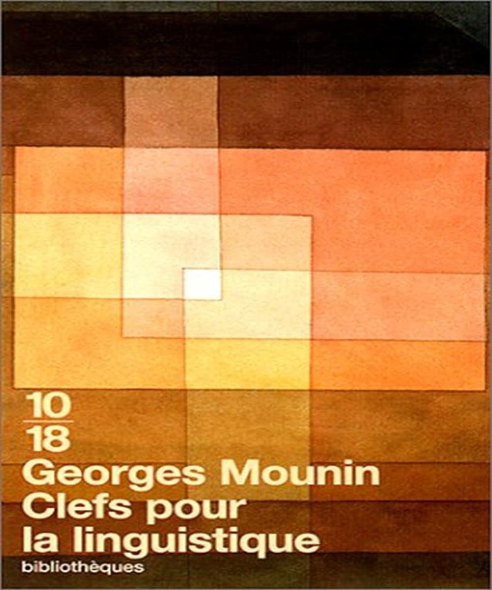 Clefs pour la linguistique book