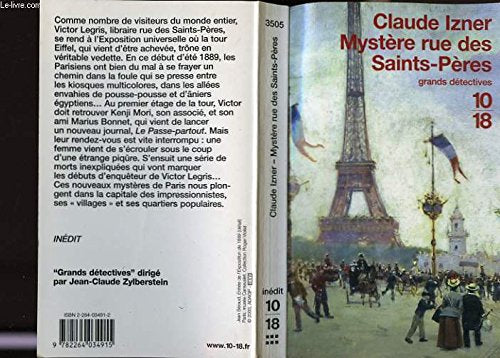 MYSTERE RUE DES SAINTS PERES. book