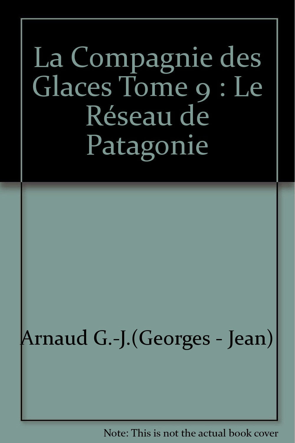La Compagnie des Glaces Tome 9 : Le Réseau de Patagonie book