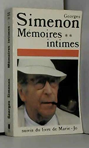 Mémoires intimes. Vol. 2. Livre de Marie-Jo Books