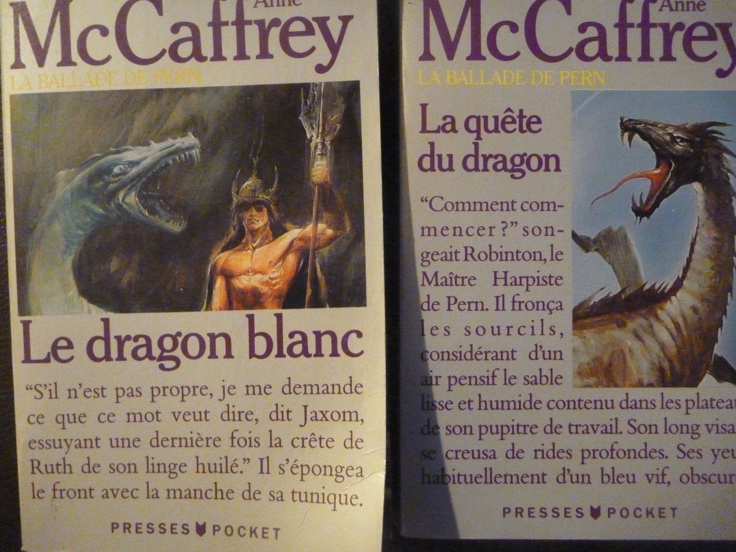 La ballade de Pern Tome 6 : Le dragon blanc Books