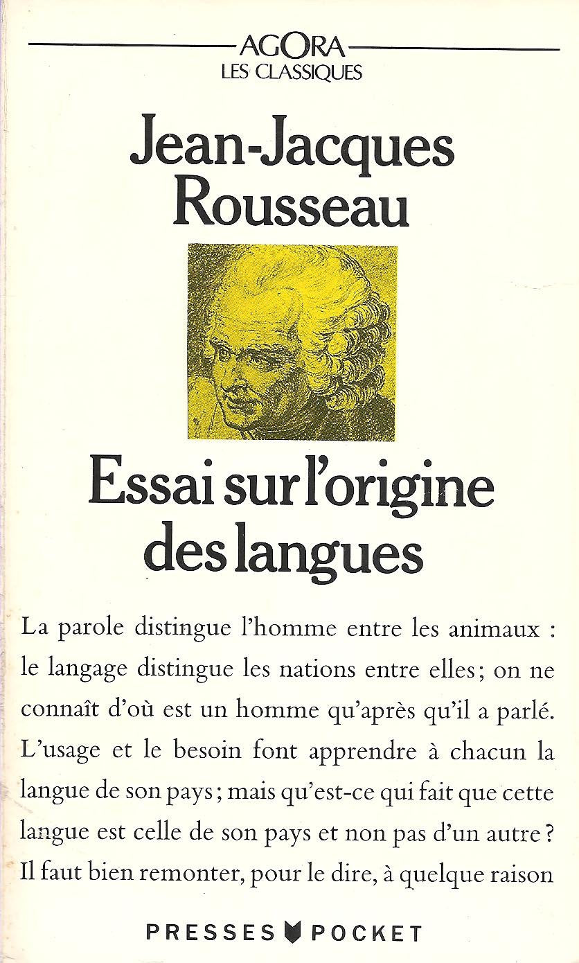 Essai sur l'origine des langues Books