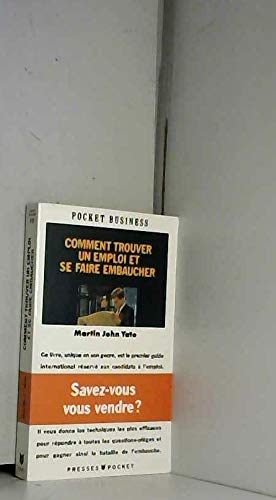 Comment trouver un emploi et se faire embaucher book