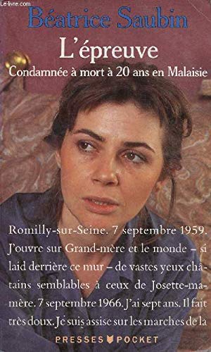 L'EPREUVE.: Condamnée à mort à 20 ans en Malaisie Books