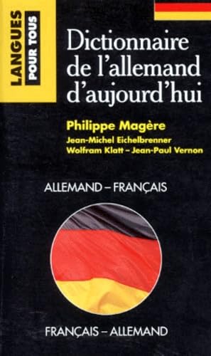 Dictionnaire de l'allemand d'aujourd'hui book