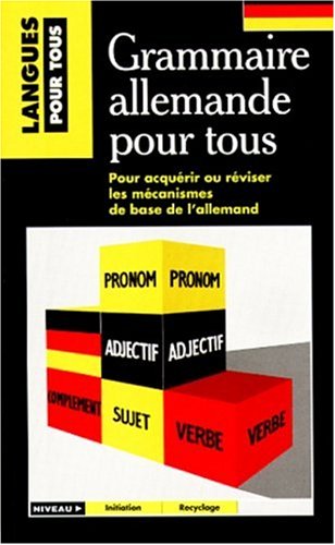 Grammaire Allemande Pour Tous Books