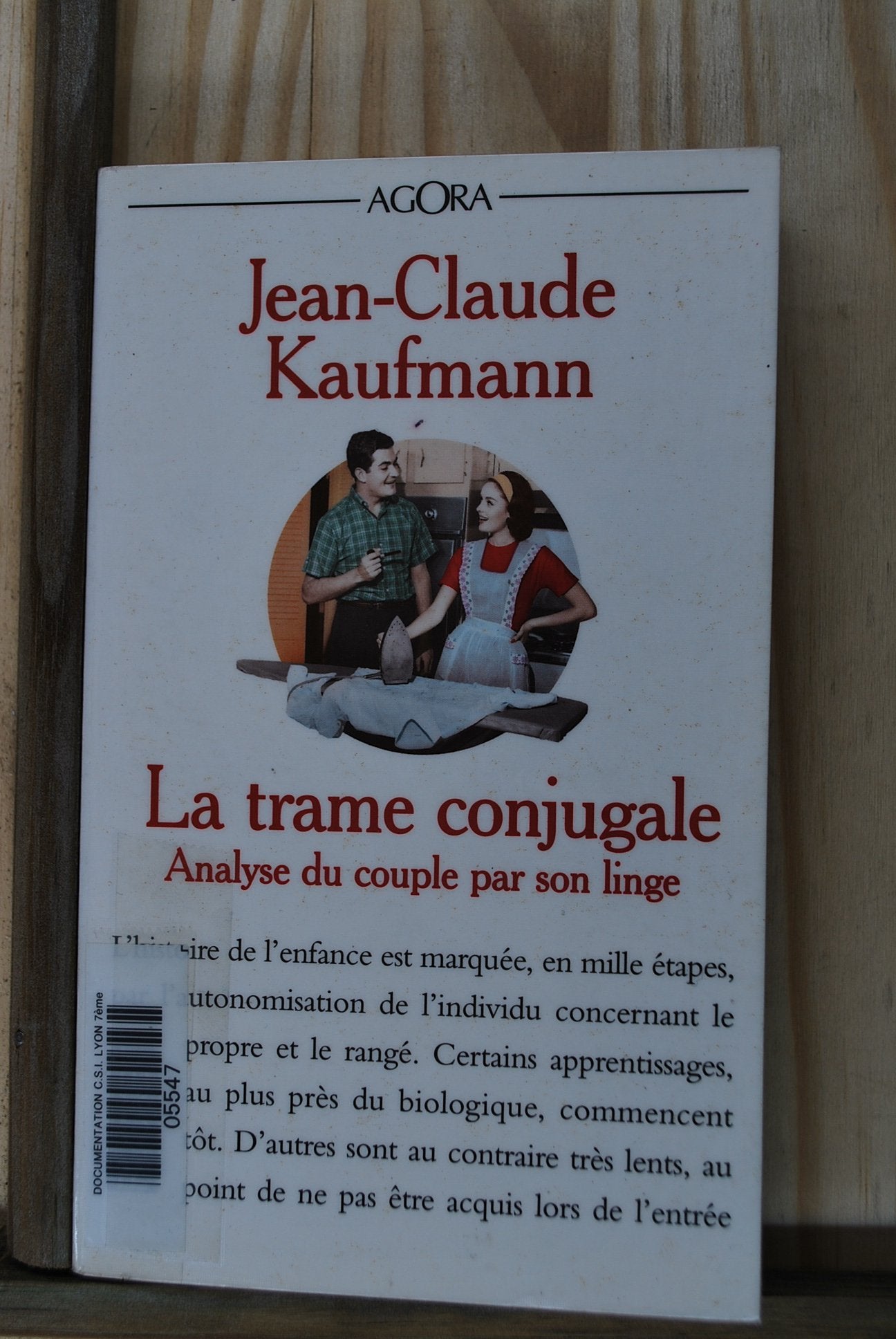 La Trame conjugale : analyse du couple par son linge book