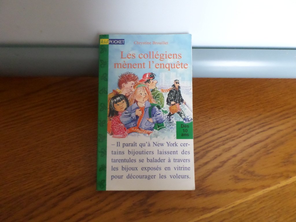 Les collégiens mènent l'enquête Books