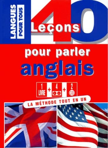 40 leçons pour parler anglais, avec 1 CD-ROM et 4 cassettes book