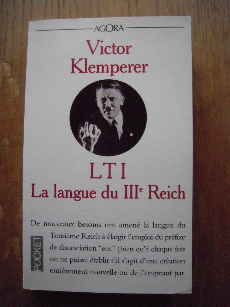 Lti, La Langue Du Troisieme Reich. Carnets D'Un Philologue Books