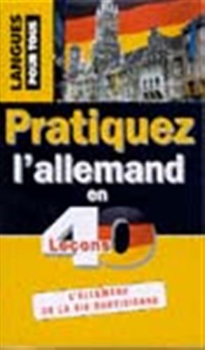 Coffret pratiquez l'allemand en 40 lecons (Méthodes K7) Books