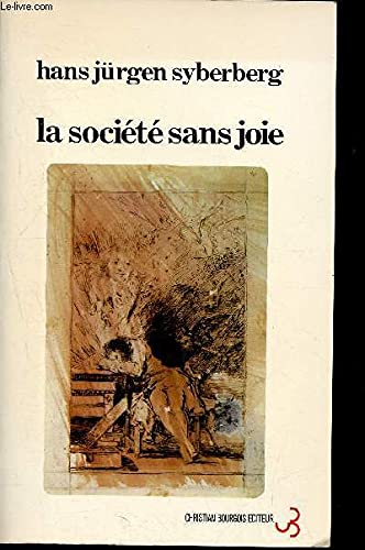 La Société sans joie book