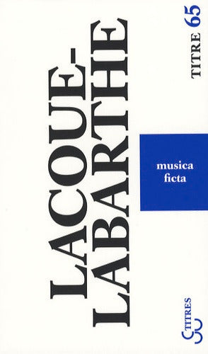 Musica ficta : figures de Wagner Essays & Short Stories