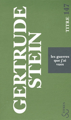 Les guerres que j'ai vues Books