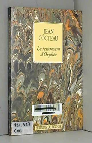 Le testament d'Orphée Books