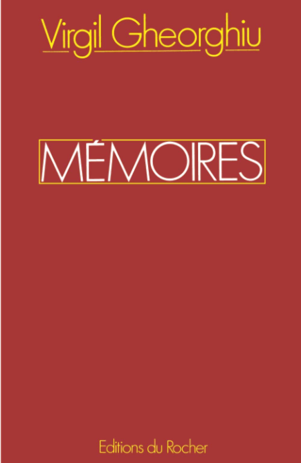Mémoires : le témoin de la 25e heure Contemporary literature