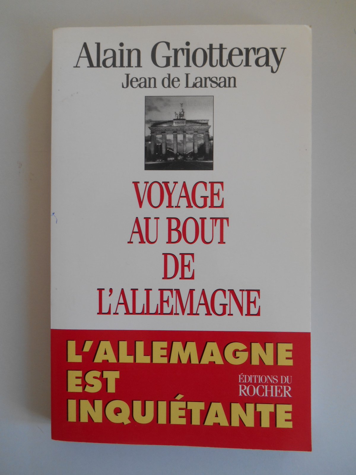 Voyage au bout de l'Allemagne book