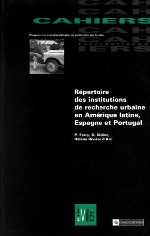 Répertoire des institutions de recherche urbaine en Amérique latine, Espagne book