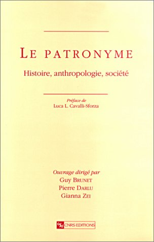 Patronyme histoire anthropologie Social Sciences