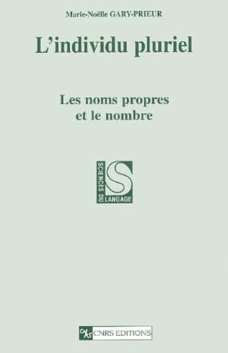 Individu pluriel : Les noms propres et le nombre book