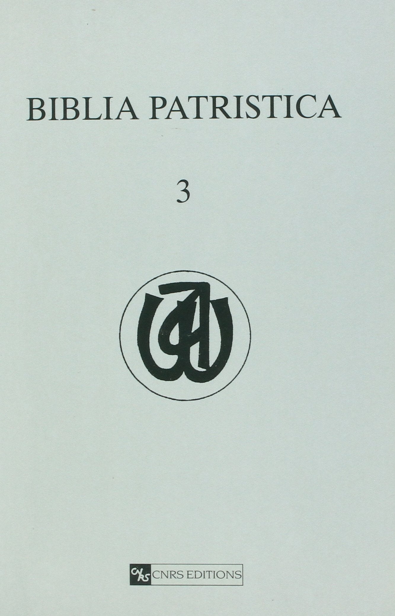 Biblia Patristica, numéro 3 : Origène book