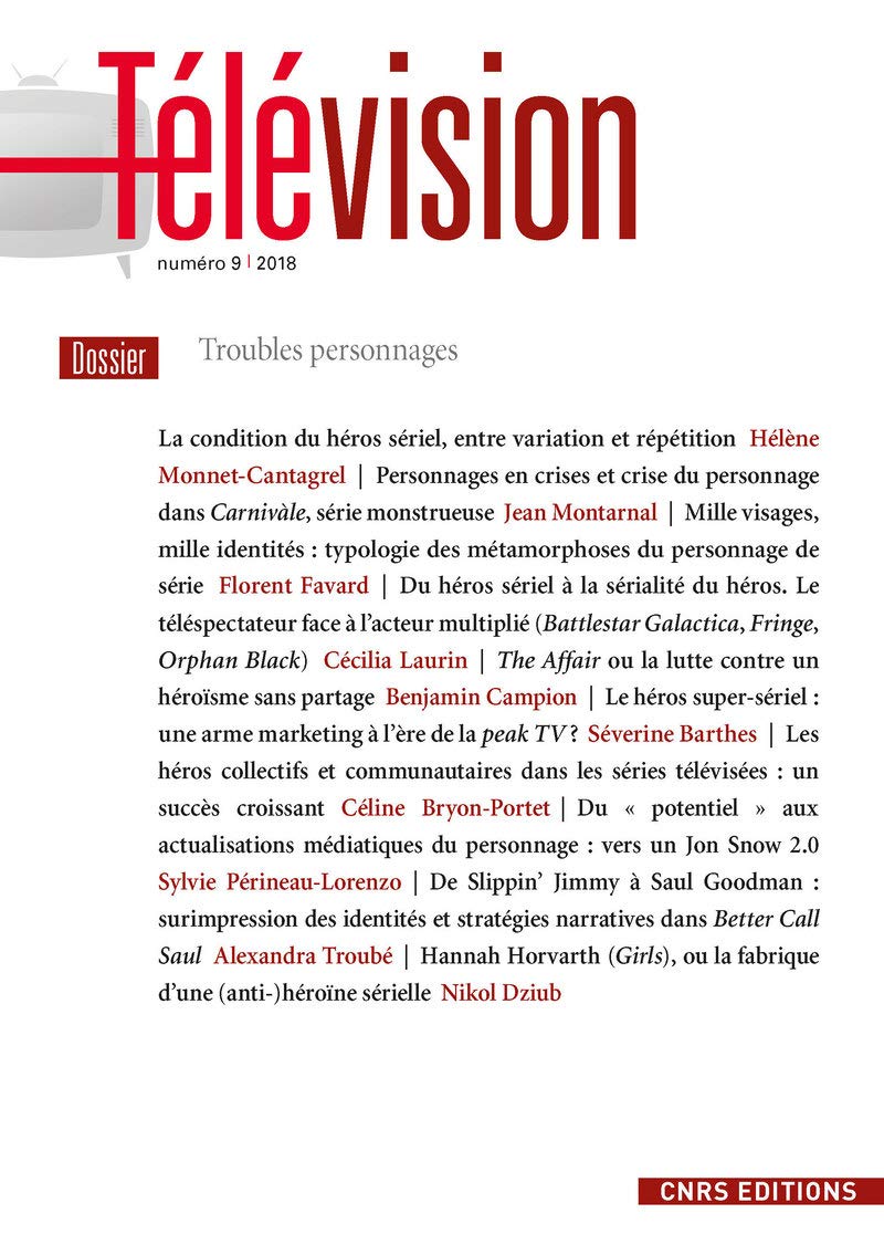 Télévision 9 - Troubles personnages book